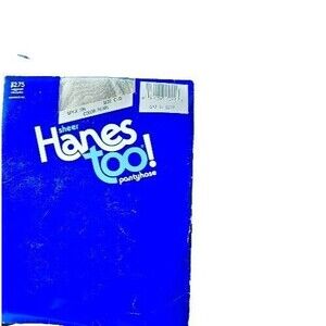 Vtf 1997 Hanes Too Day Sheers Pantyhose PEARL Sheer Reinforced Toe Size CD Nylon